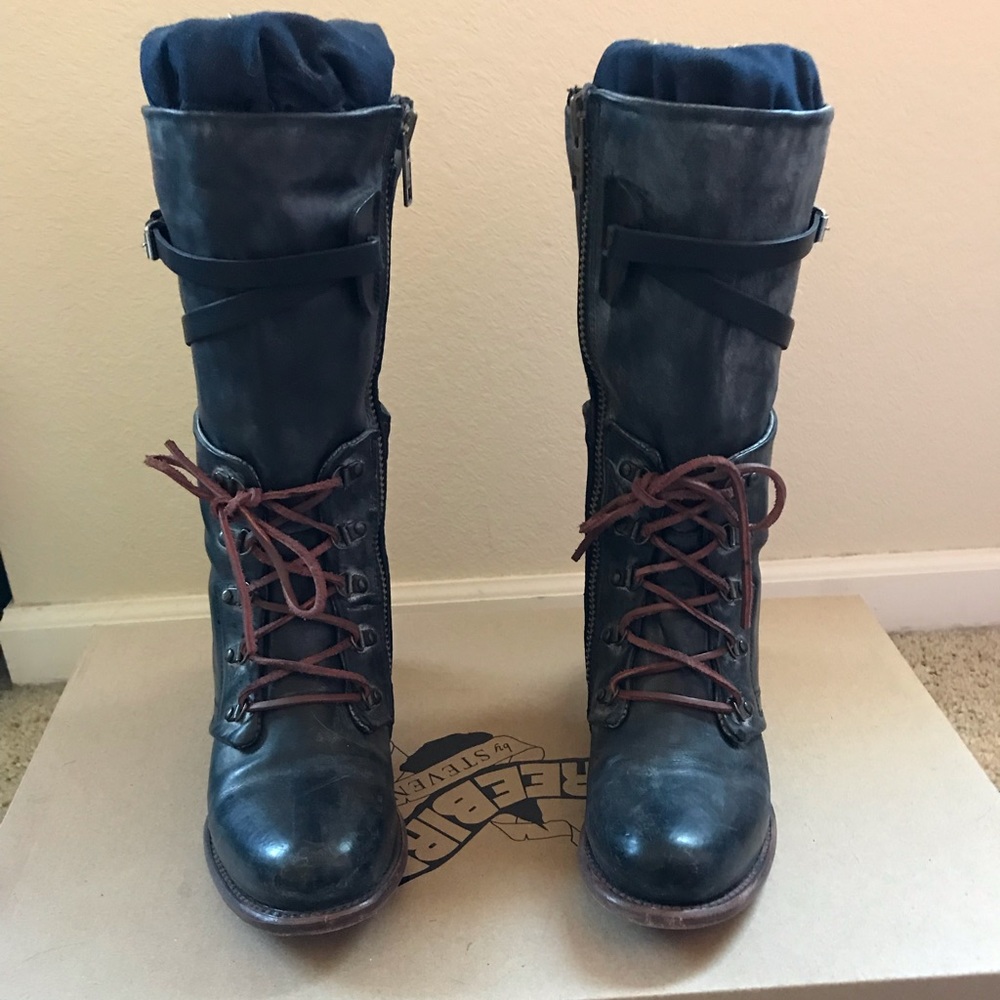 Freebird by Steven Ravi boots, black, size 9